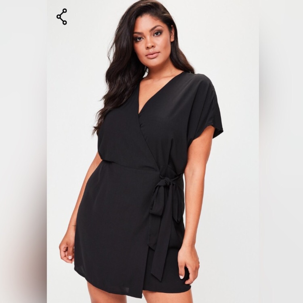 Misguided Wrap Dress
